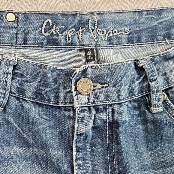 Chip & Pepper Ike Jeans Men 38x32  Relaxed Straight Whiskered Denim Pants EUC - Picture 10 of 16